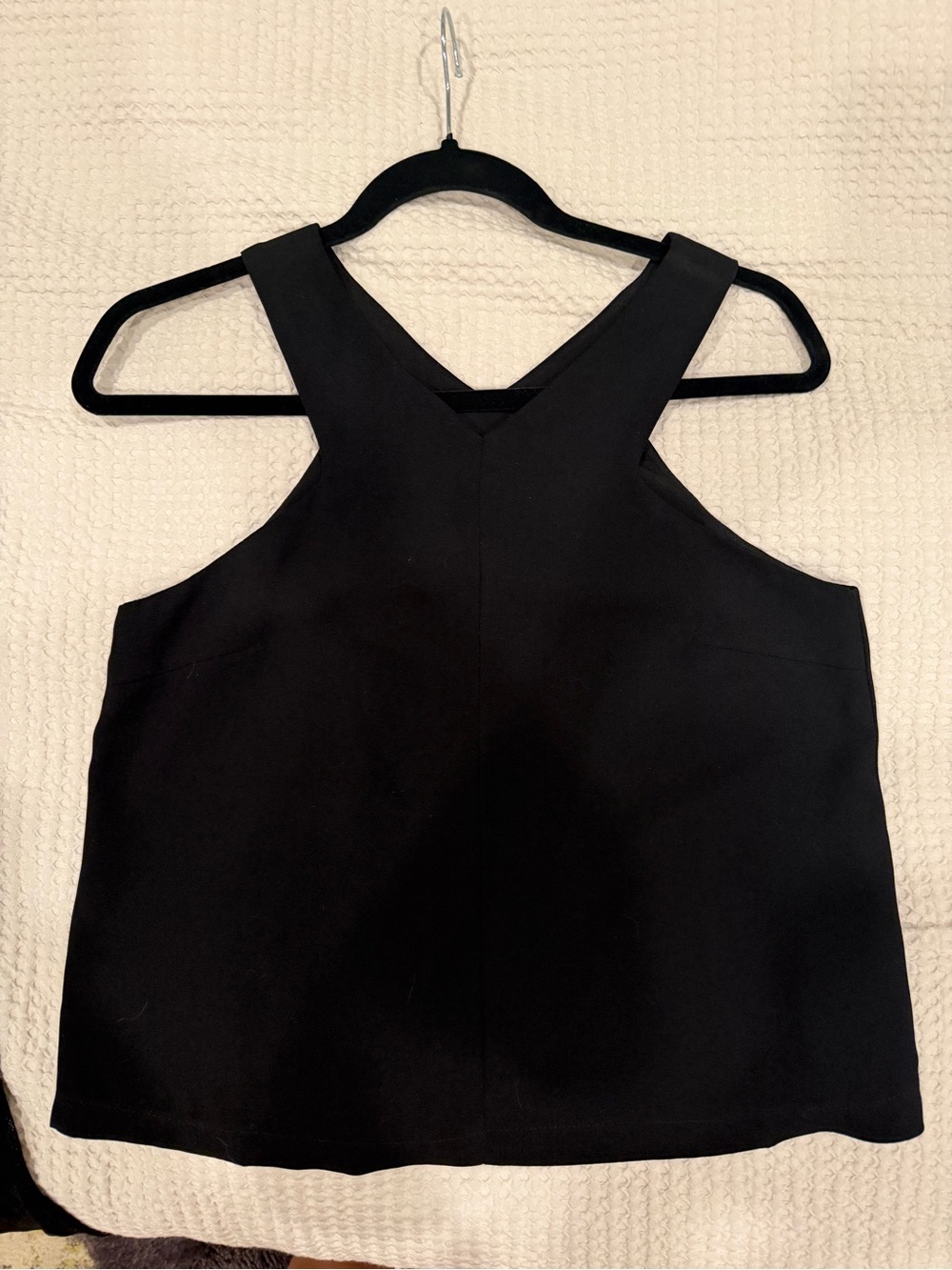 Lulus Cross Back Black Sleeveless Tank Top